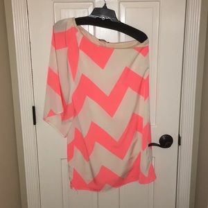 Maude chevron dress